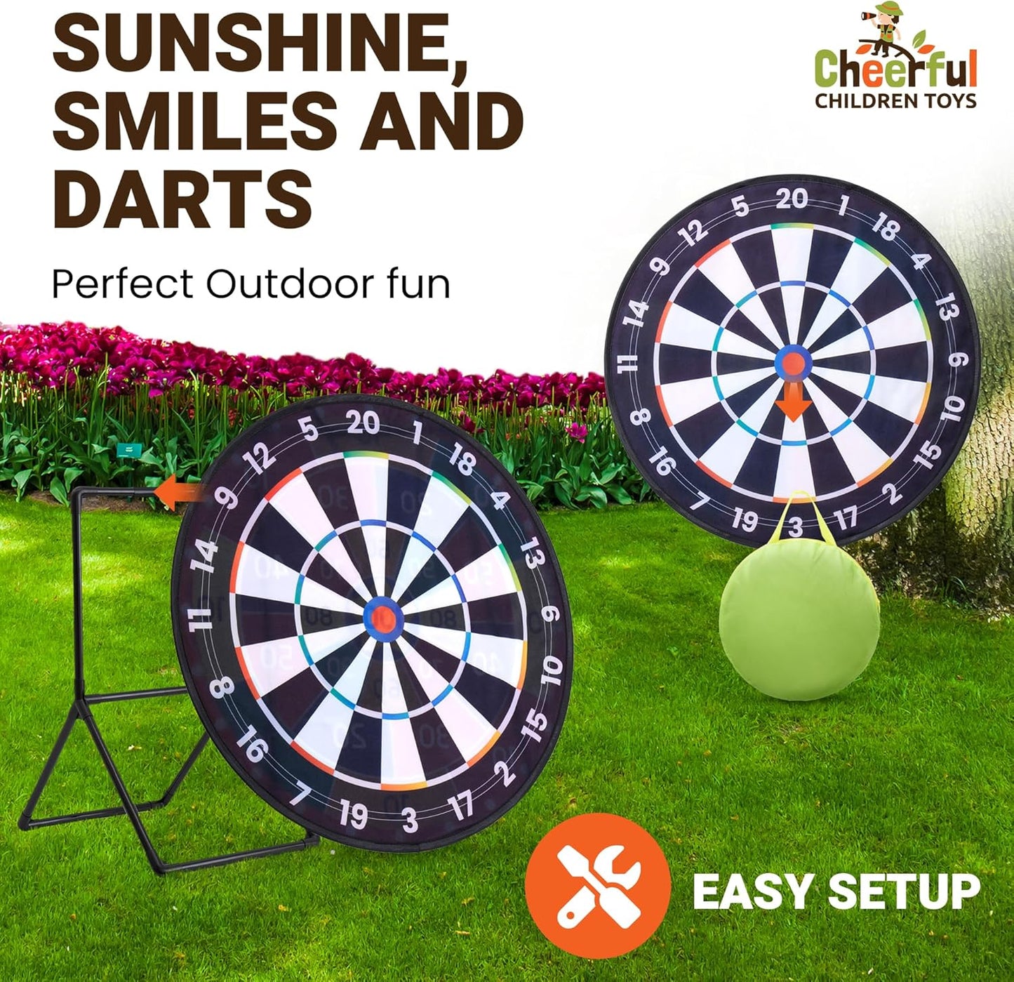 Jumbo Dartboard XL 73cm Traditional Design