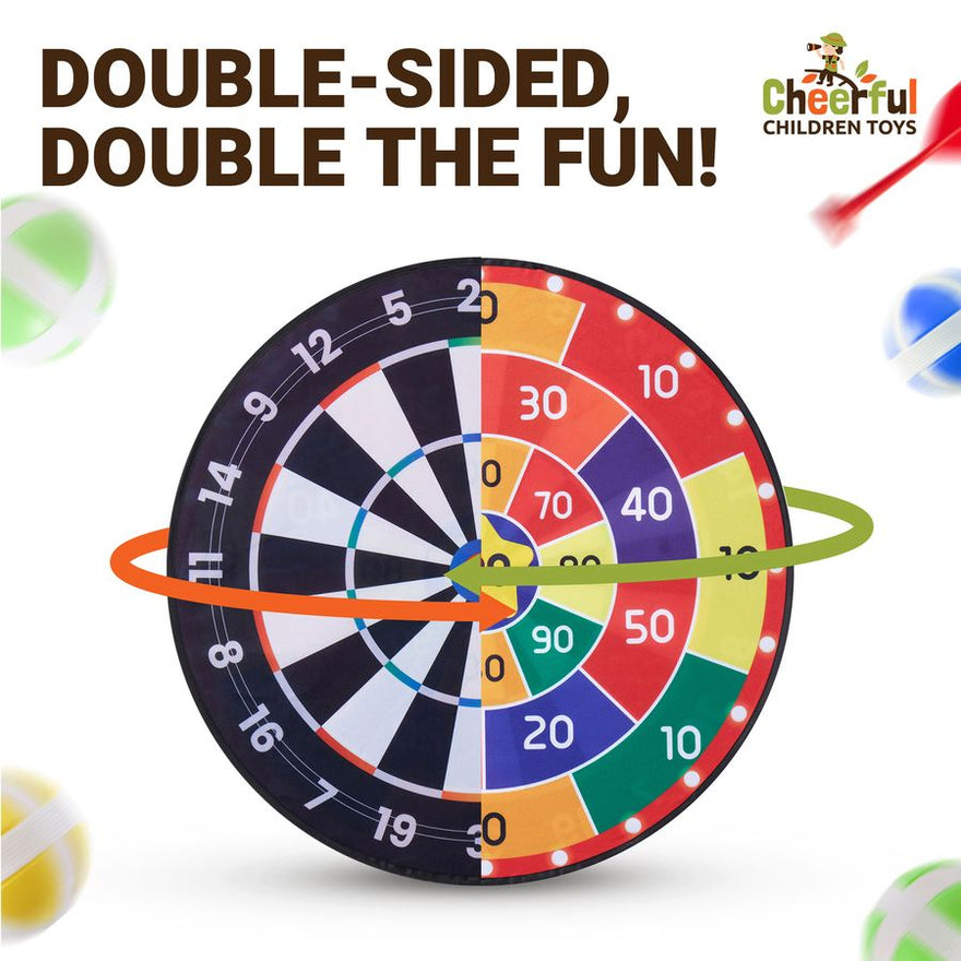 A board spinning round to show both sides