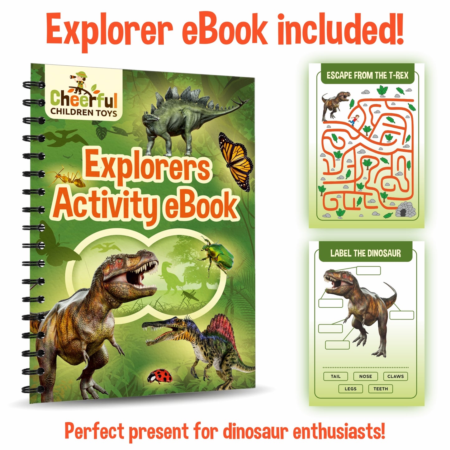 Green Explorer Vest and Hat - Cheerful Children Toys