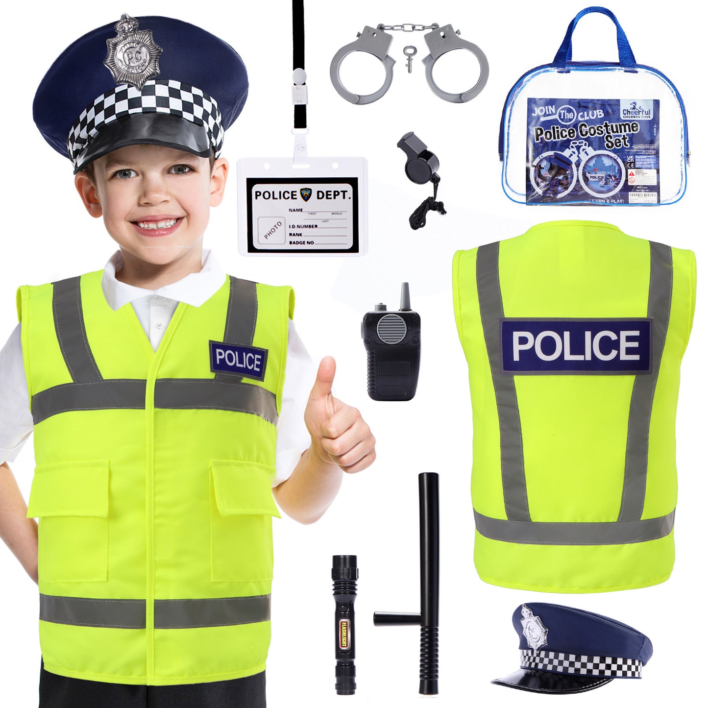 Police Costume Set - Cheerful Children Toys