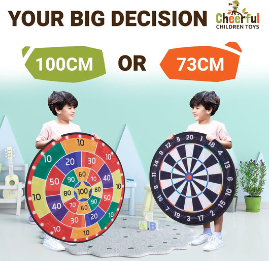 100cm or 73cm, shown next to a child