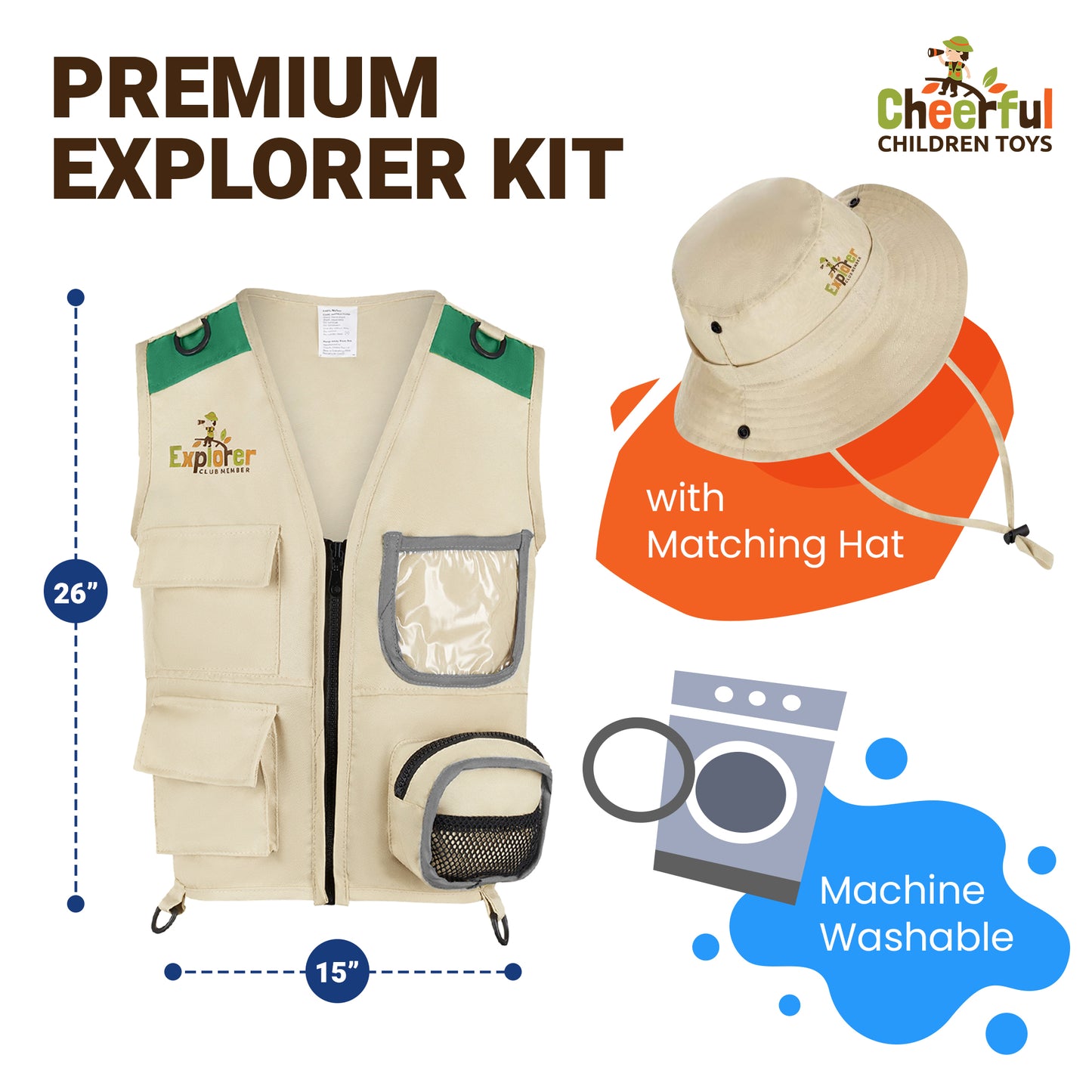Cheerful Children Toys Kids Explorer Kit