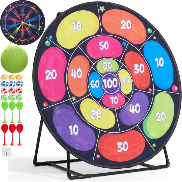 Jumbo Dartboard XL 73cm Neon Design