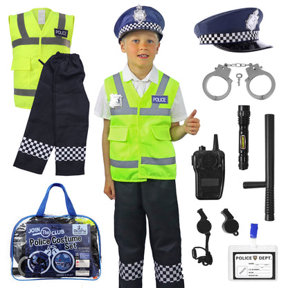 Kids Police Costume Full Set - Cheerful Children Toys