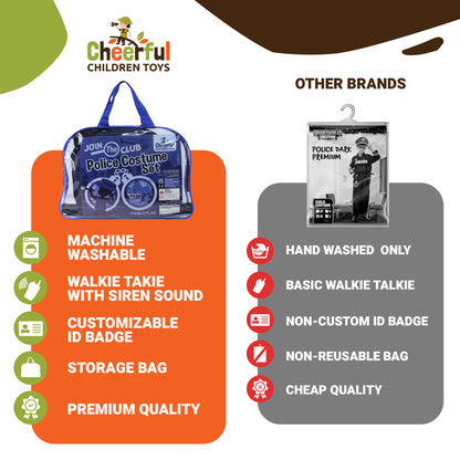 Police Costume Set - Cheerful Children Toys