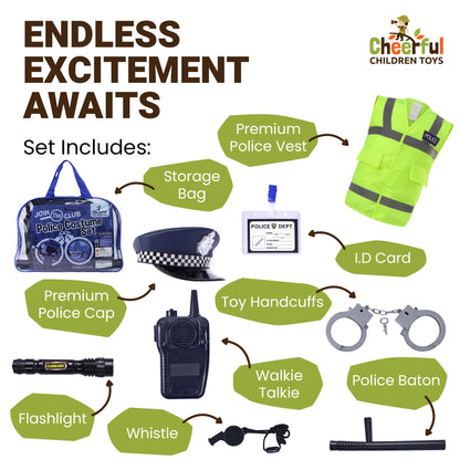 Police Costume Set - Cheerful Children Toys