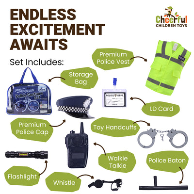 Police Costume Set - Cheerful Children Toys