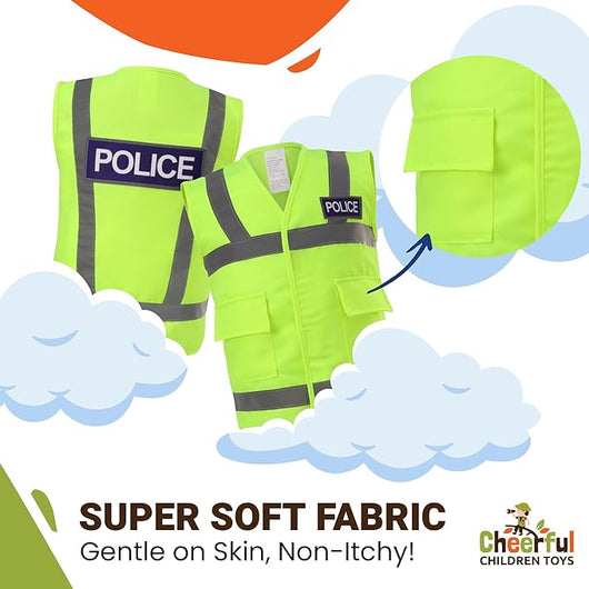 Kids Police Costume Full Set - Cheerful Children Toys