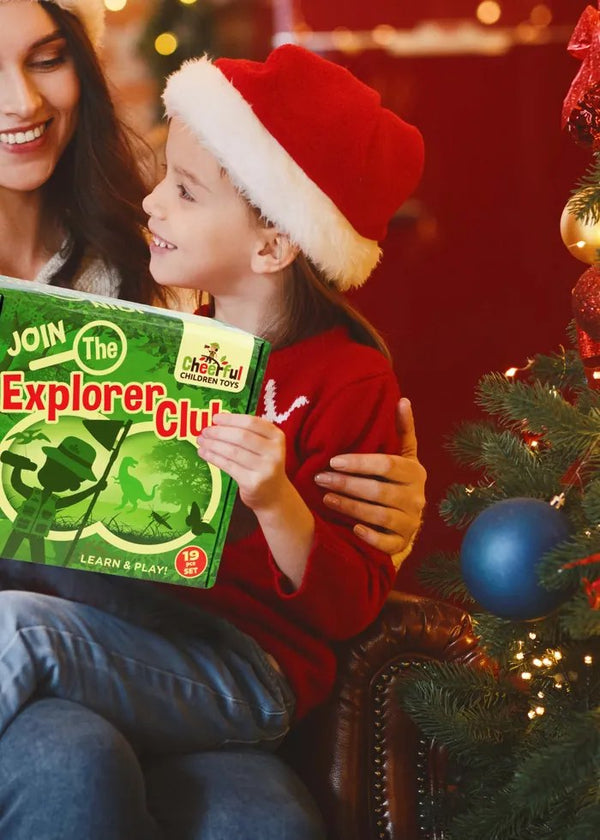 Girl holding the Explorer Club box