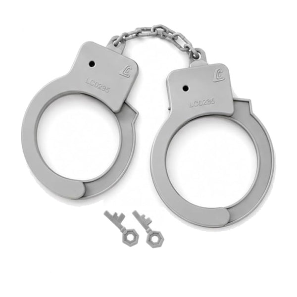 Toy handcuffs with two keys