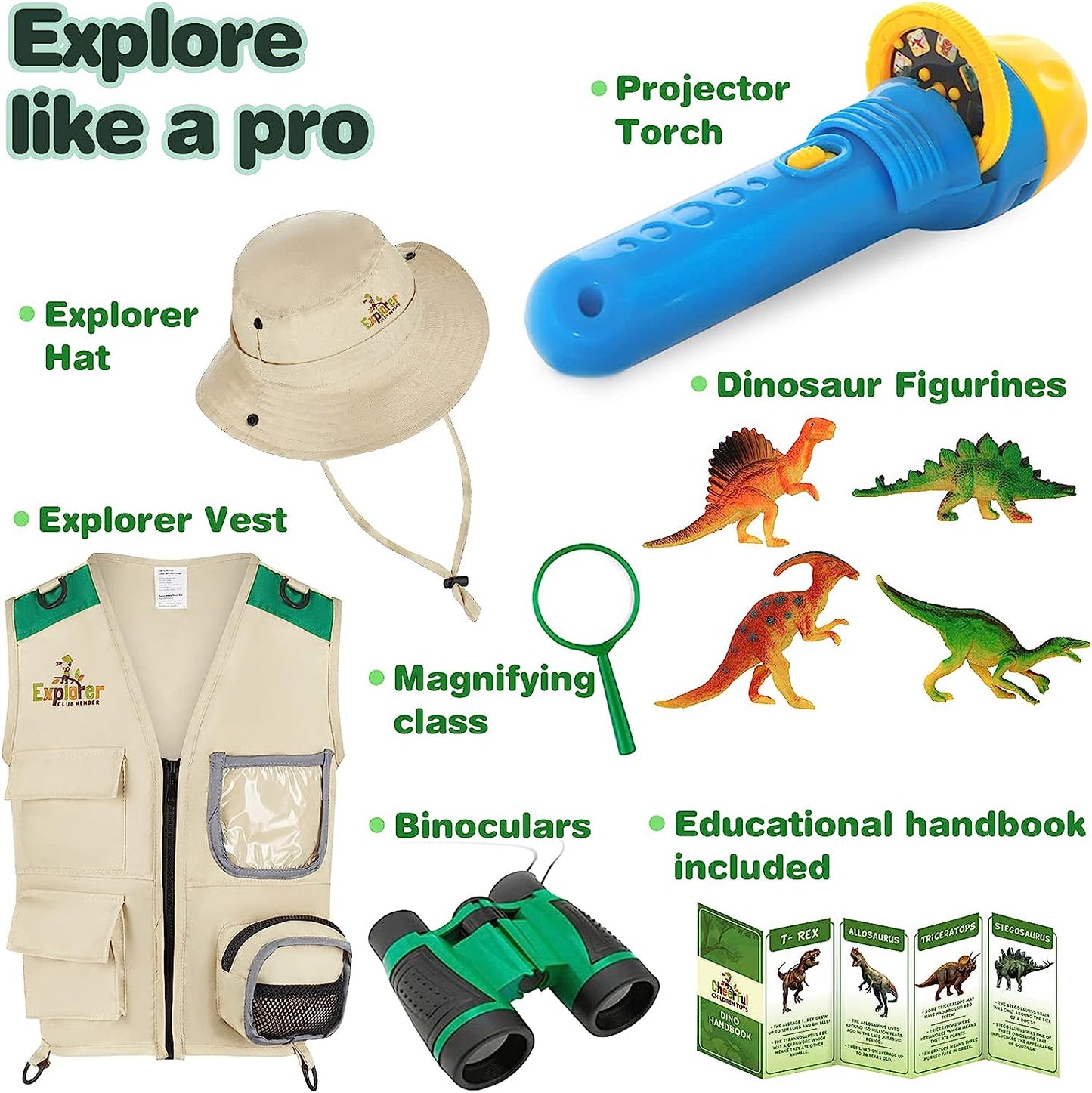 Cheerful Children Toys Dinosaur Explorer Kit