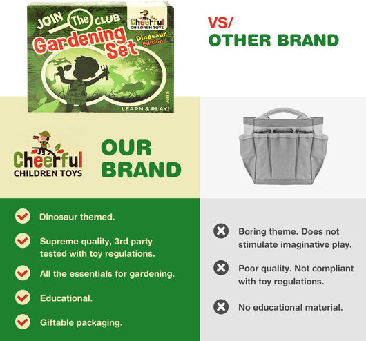Dinosaur Gardening Kit - Cheerful Children Toys