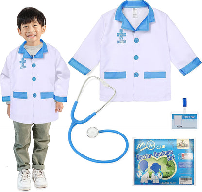 Cheerful Children Toys Doctor Costume Set - Blue