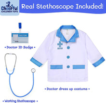 Load image into Gallery viewer, Cheerful Children Toys Doctor Costume Set - Blue
