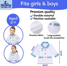 Load image into Gallery viewer, Cheerful Children Toys Doctor Costume Set - Blue
