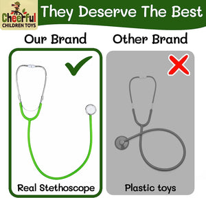 Cheerful Children Toys Doctor Costume Set - Green