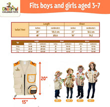 Load image into Gallery viewer, Cheerful Children Toys Explorer Vest and Hat - Orange
