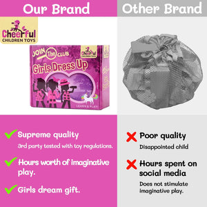 Cheerful Children Toys Girls Dress Up Trunk Set