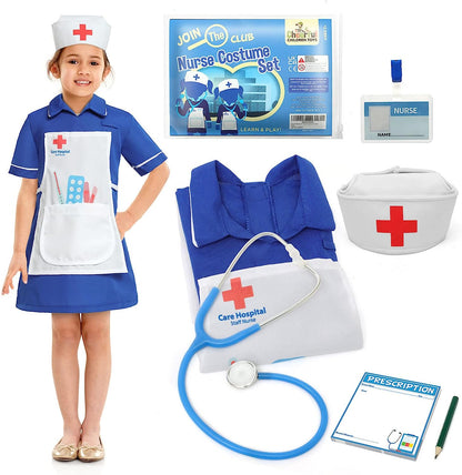 Cheerful Children Toys Kids Nurse Costume