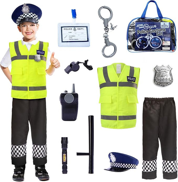 Kids Police Costume Full Set - Cheerful Children Toys