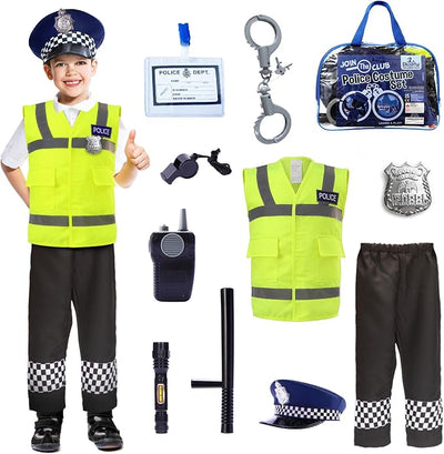 Kids Police Costume Full Set - Cheerful Children Toys