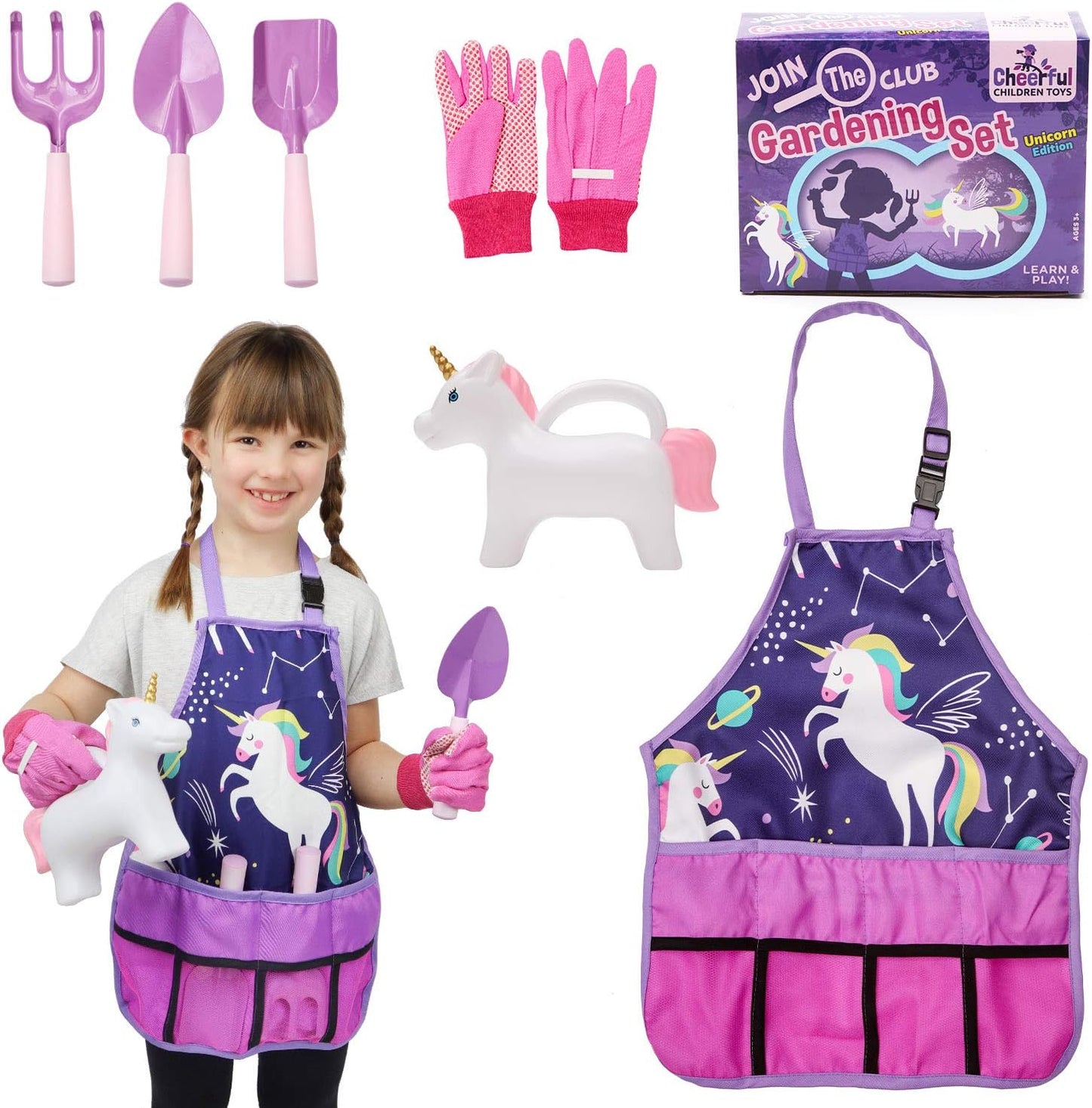 Cheerful Children Toys Unicorn Gardening Kit