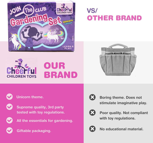 Unicorn Gardening Kit - Cheerful Children Toys