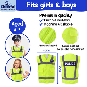 Cheerful Children Toys Police Costume Set